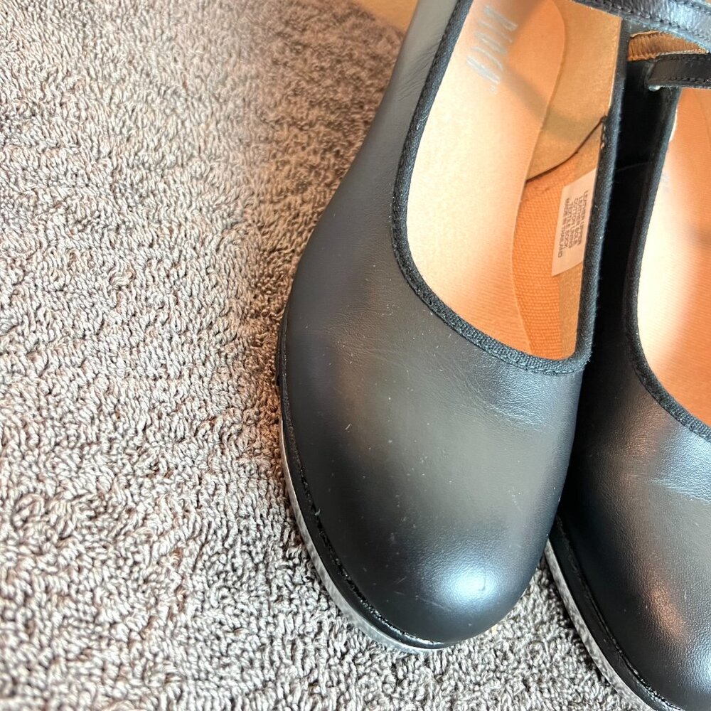 Bloch Womens Size‎ 7 S0323L Show Tapper Black Leather Mary Jane Tap Dance Shoes - Picture 4 of 15